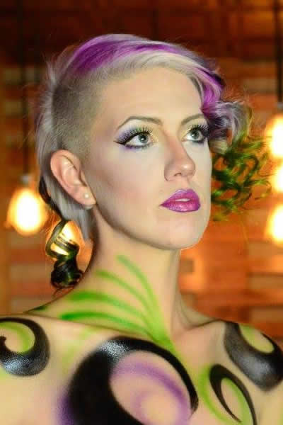 Chelsea Wagoner Instagram Mardis Gras Makeup